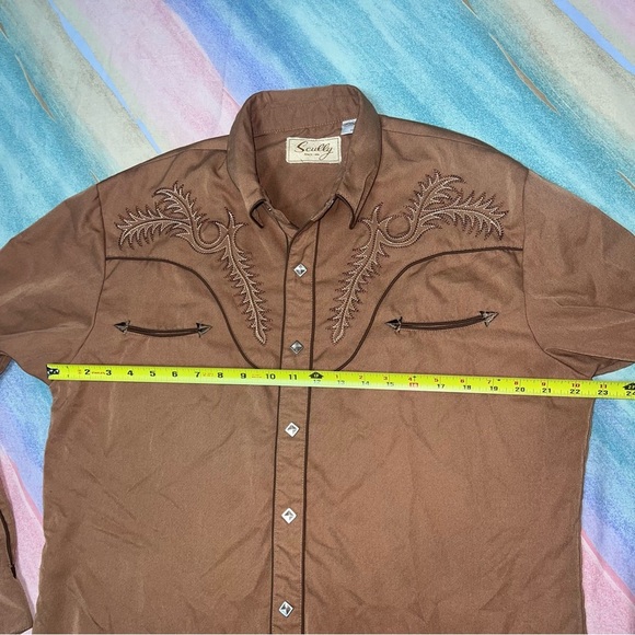 Scully Western Shirt Men’s size M Bootstitch Embroidery - Picture 6 of 6